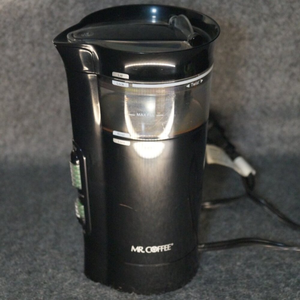 Mr. Coffee IDS77 Electric Coffee Grinder 12 Cup Black Auto Shut‑Off - No Box